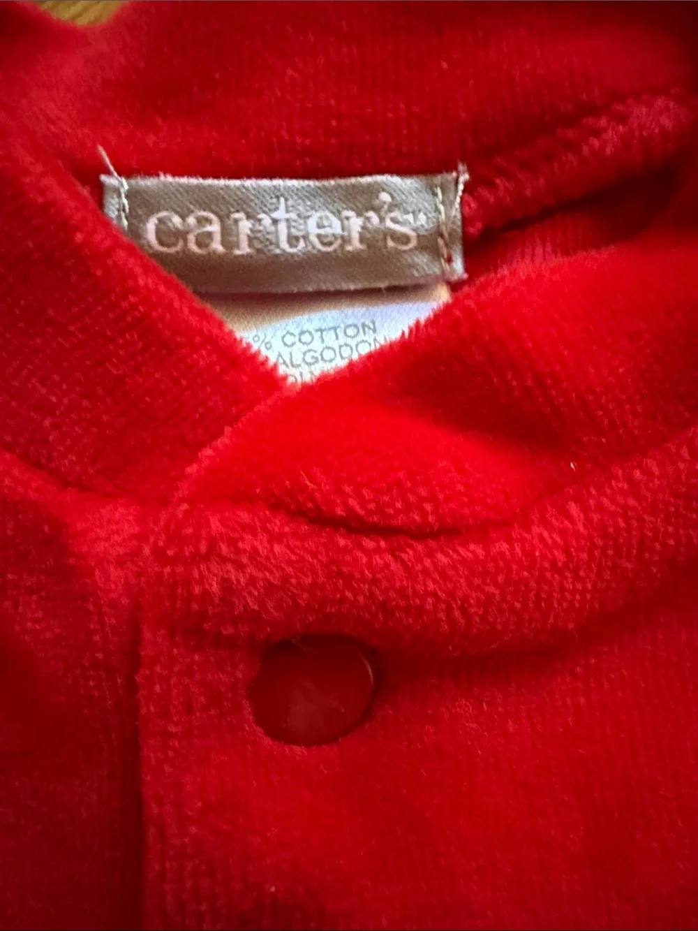 Carter's Red Green Christmas Baby Pajama Sleeper